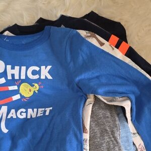 Toddler Long Sleeve Tee's (Lot Of 9) 3T NWOT Boy Tshirt Baby